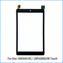 New 8 inch Black For Onn 100044018G 2APUQW829K Tablet Capacitive Touch Screen Digitizer Sensor External Glass Panel