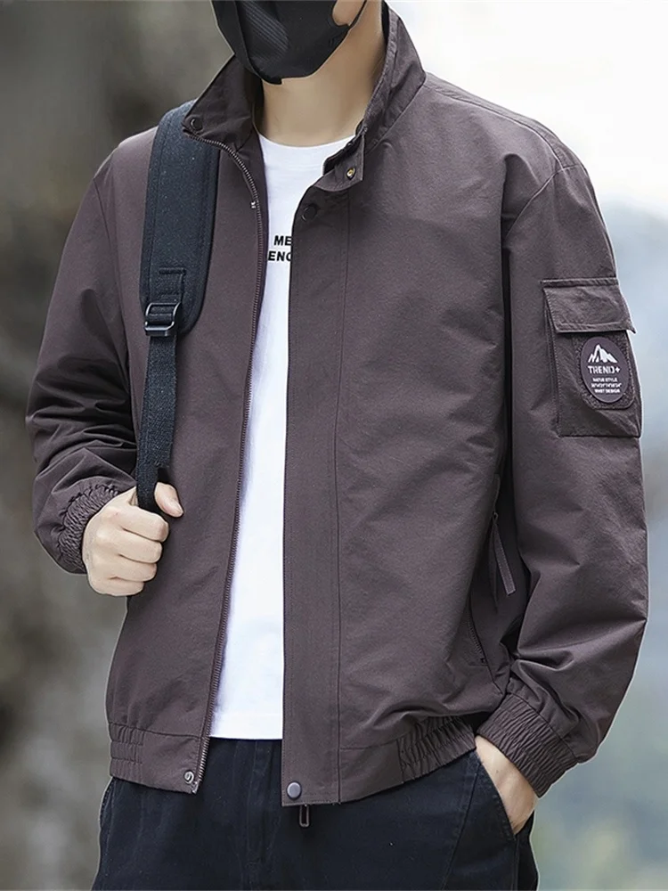 

Bla Fce Lined Thiened Winter Jaet for Men 2025 Winter Loose Versatile Outerwear Youth Faion Polyester Fabric Warmth