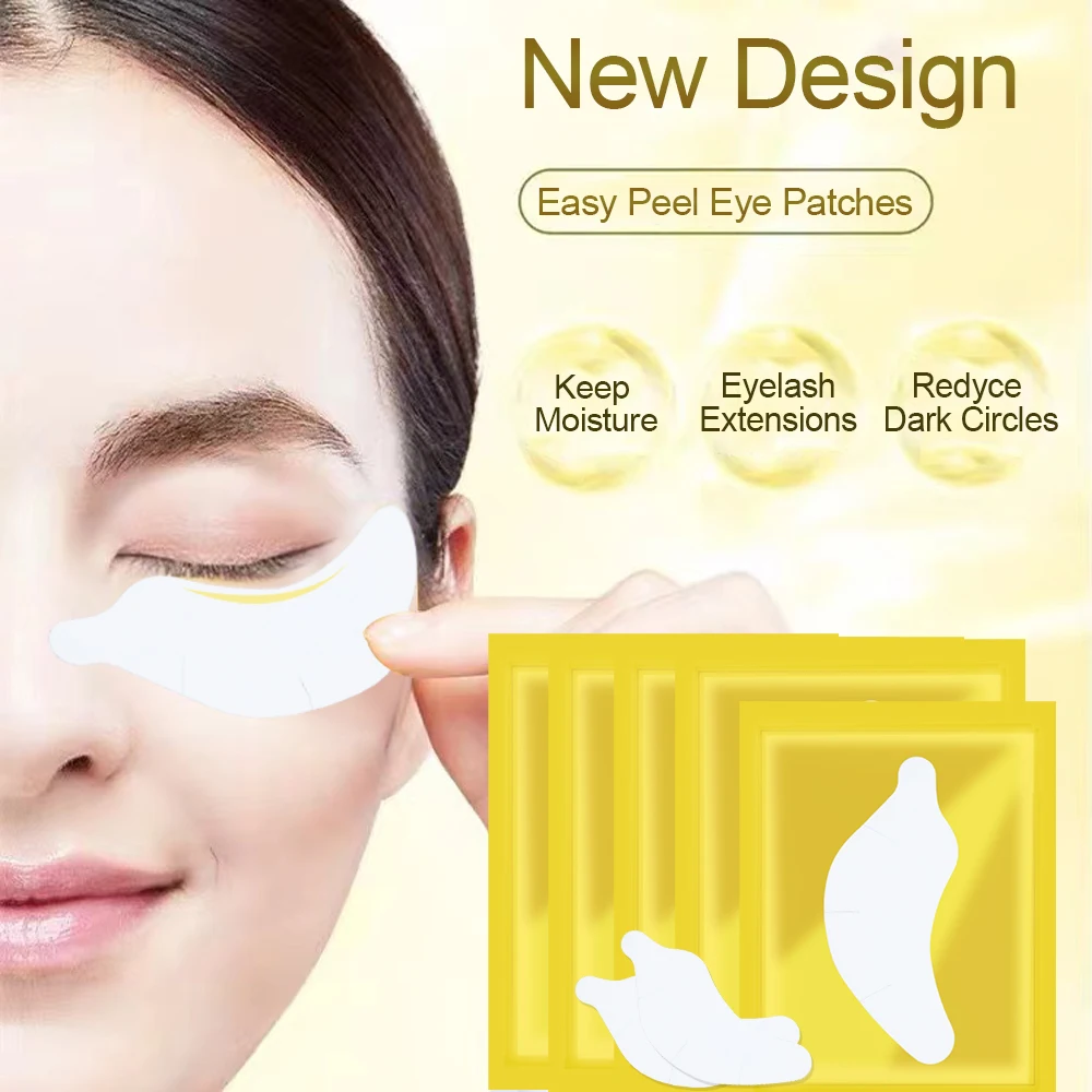 20/50 paires Patch d'extension de cils patchs Hydrogel tampon de Gel Extension de cils sous les patchs pour les yeux coussinets de cils Patch de cils