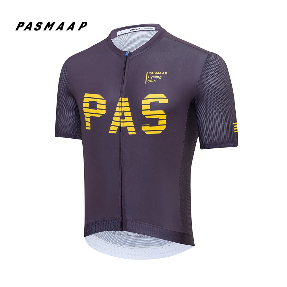 PASMAAP-Cycling Jersey for Men, short Sleeve, Pro Team, MTB, Road Bike Clothing, Breathable Bicycle Shirts, 2025