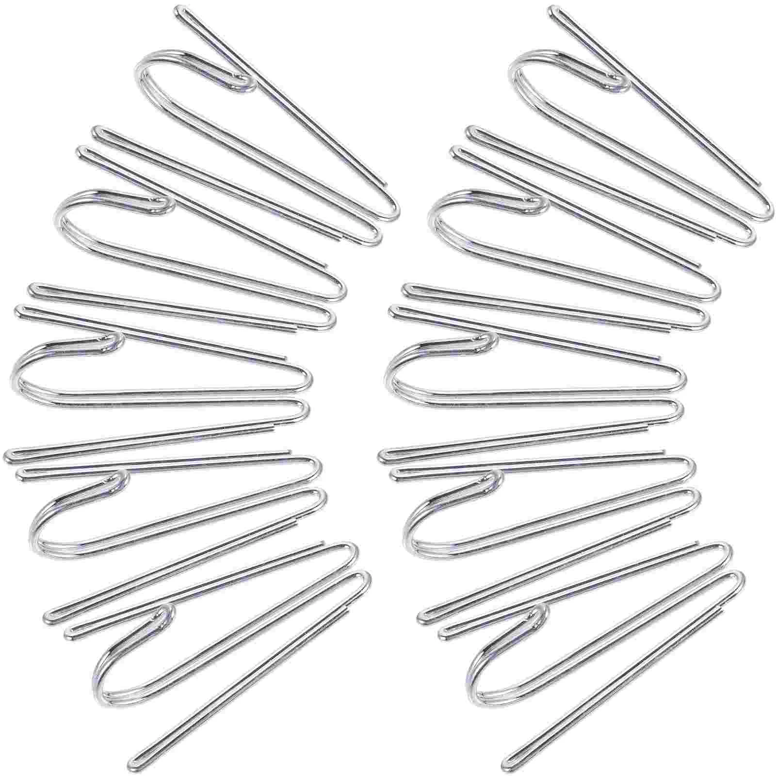 50 Pcs Curtain Hook Hooks for Rod Drapes Pinch Bath Clips Hanger Hangers Heavy Drapery Pleated