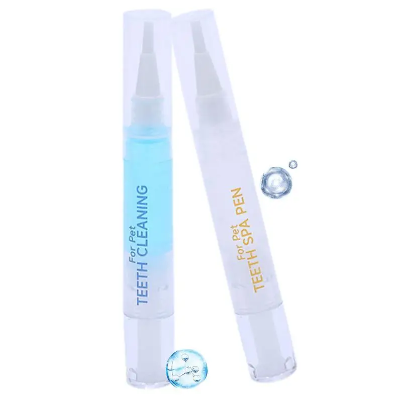 Dog Teeth Repairing Kit Repairing Toothbrush Pen Brightening Cleaning Pen Convenient Pet Supplies Freshen Breath Natural Teeth