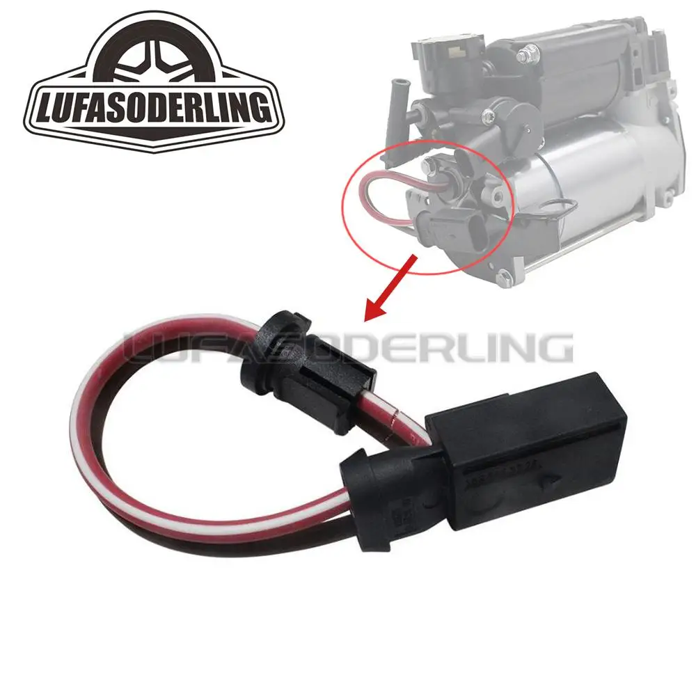 For Mercedes-Benz W220 W211 W219 Airmatic Air Suspension Compressor Pump Electric Line 1x, OEM 2203200104 2113200304 0025427619