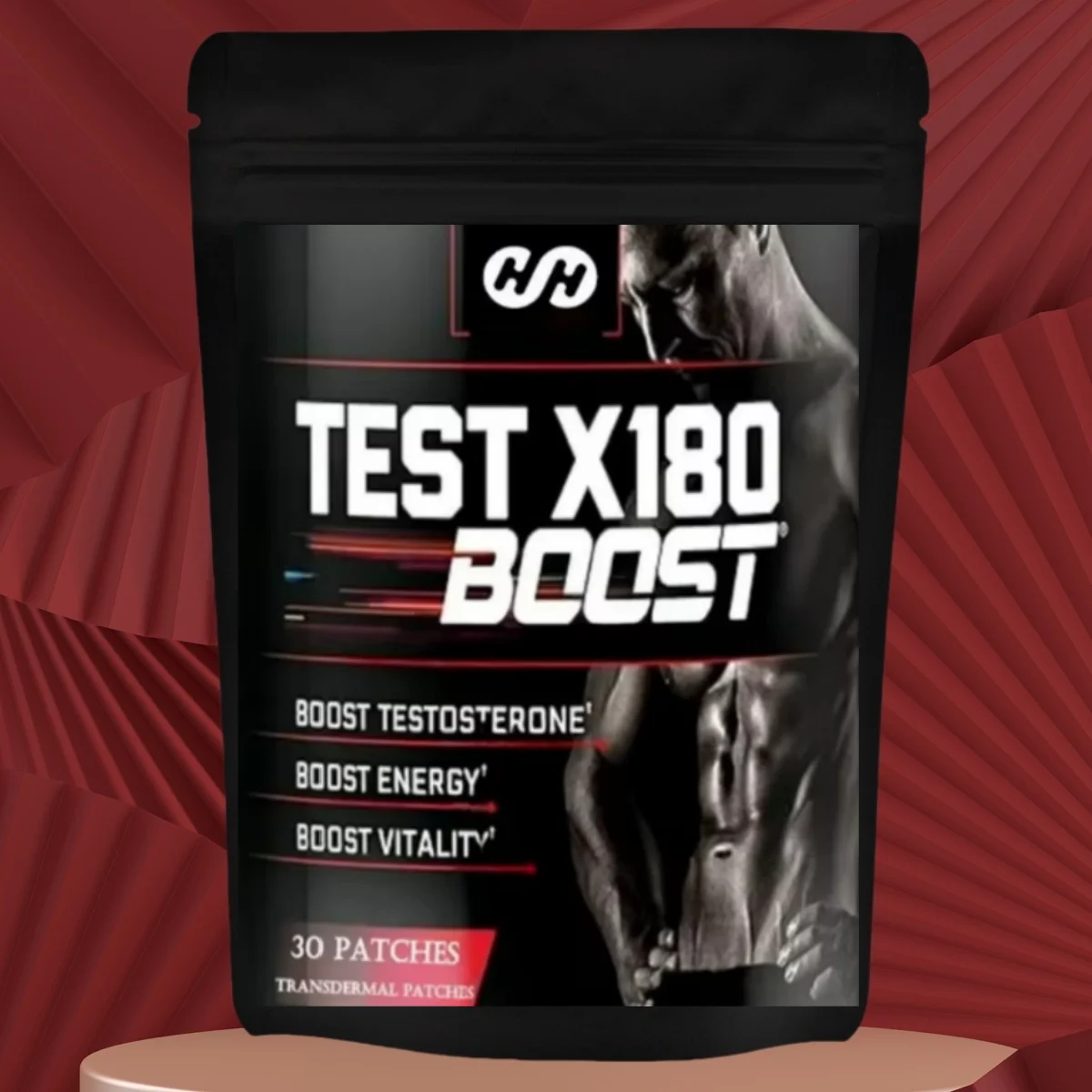 30 Patches Testo Booster for Fast Muscle Building Extreme 9-in-1 Testosterone Anabolic Transdermal Patches