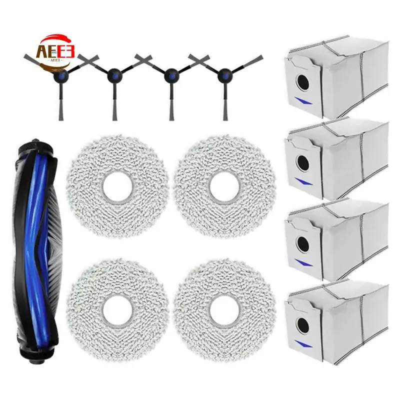 

AEE3-для Ecovacs Debot N30 OMNI/N30 PRO OMNI, детали пылесоса, основной ролик, боковая щетка, швабра, тканевый мешок для пыли, аксессуары