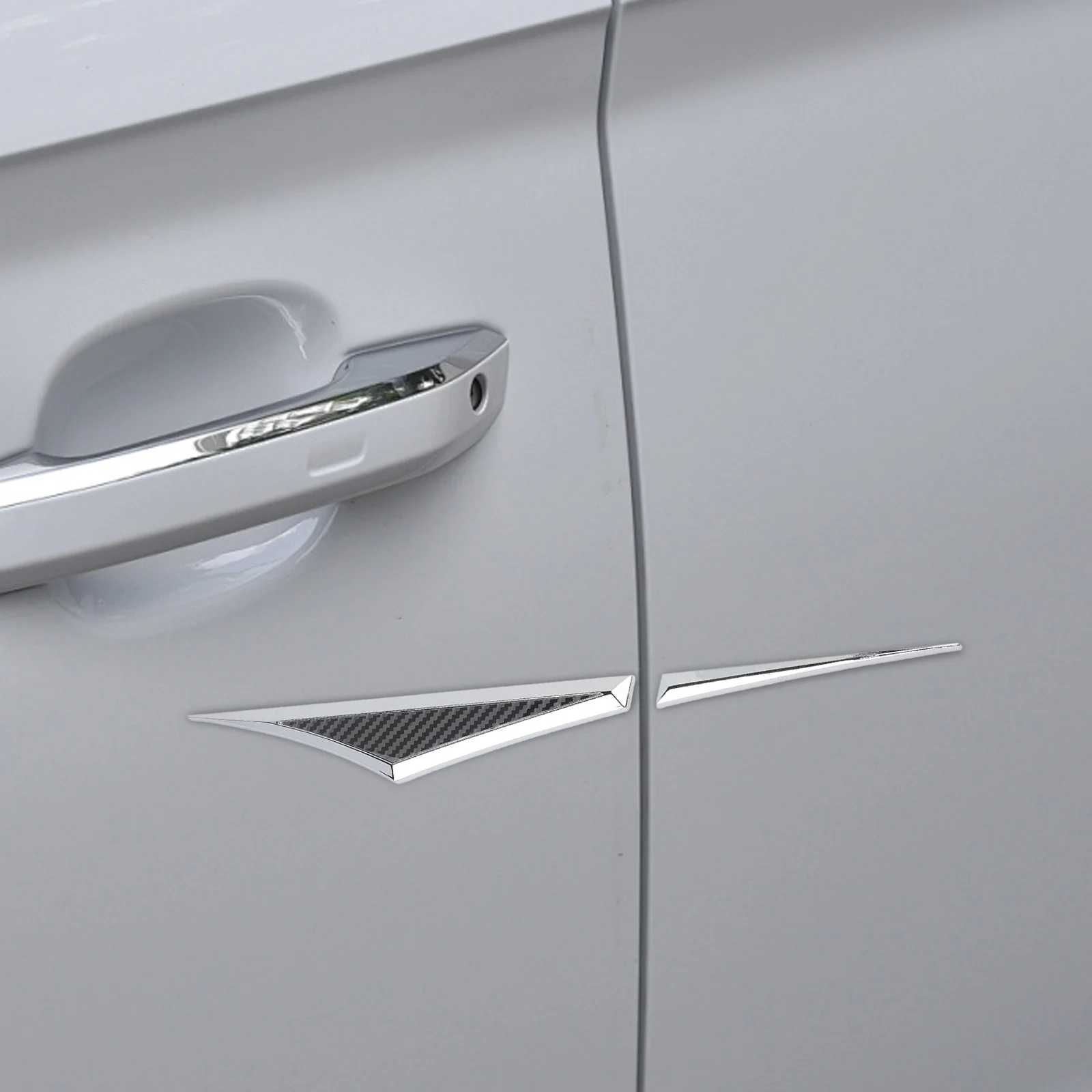 2PCS 3D Side Doors Wing Emblem Badge Stickers Metal for Vehicle Fender and Doors Adding Visual Appeal and Scratch Coverage
