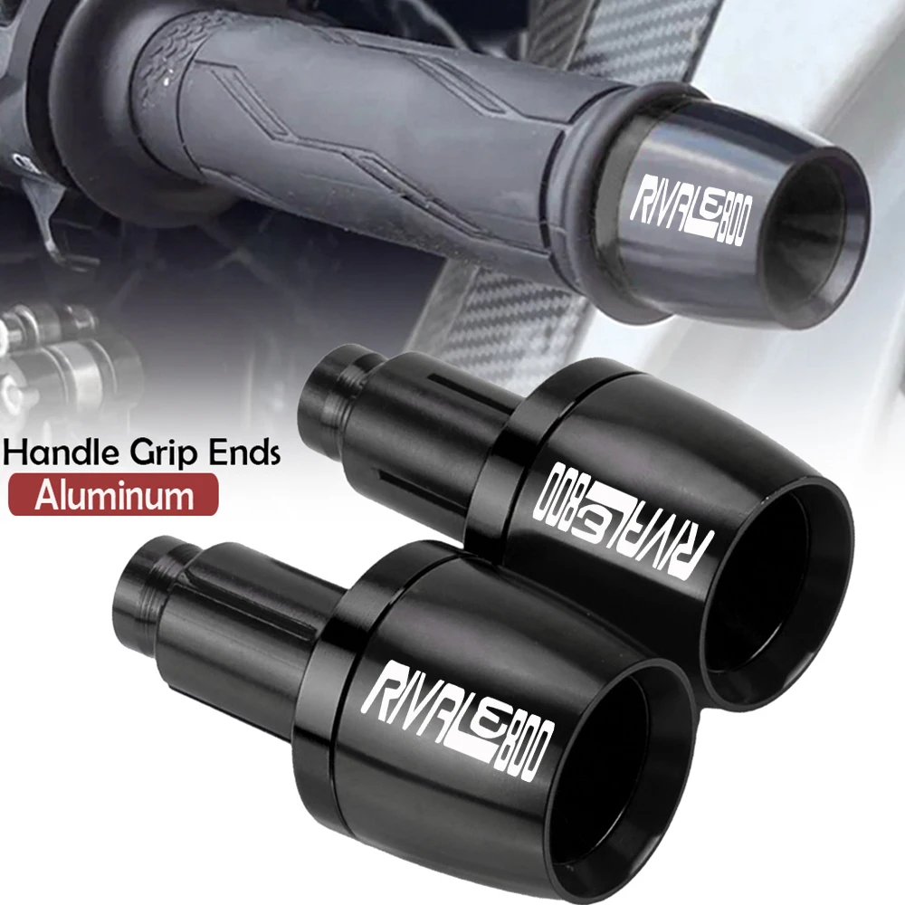 

For MV AGUSTA RIVALE 800 Rivale800 2013 2016 2015 2014 Motorcycle Handlebar Grips Ends Plug Slider Caps Handle bar end weights