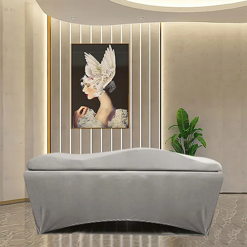 

Матрас для красоты с волнистым контуром, эргономичная подушка для ухода за кожей, пенопластовый изогнутый топпер, матрас, чехол для кровати с ресницами