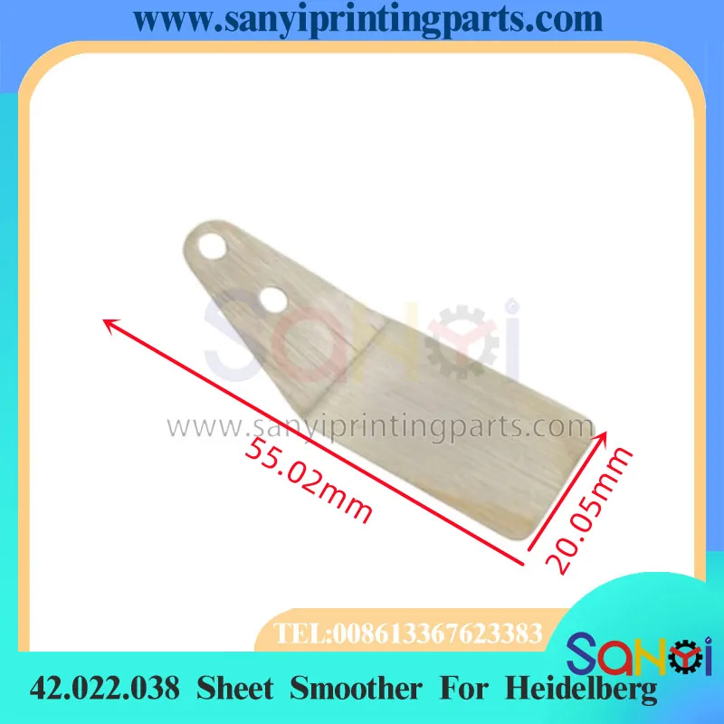 Best Quality 42.022.038 Sheet Smoother Plate For Heidelberg GTO46 GTO52 Printing Machine Parts