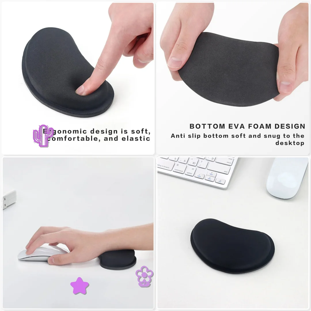 Gamer Wrist Rest Pad Support Home Office Computer Table Gaming Arm Rest Wrist Protection Live Stream Long Session