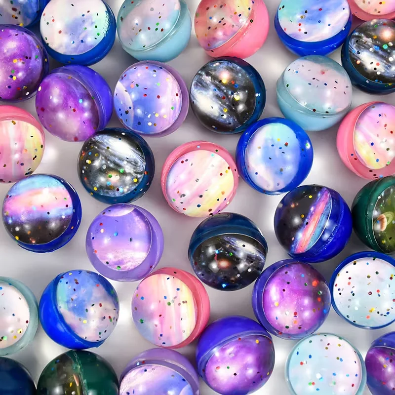 10/20Pcs Solar System Planets Space Themed Party Favors For Rubber Bouncy Balls 32MM Balle Rebondissante Spilzeug