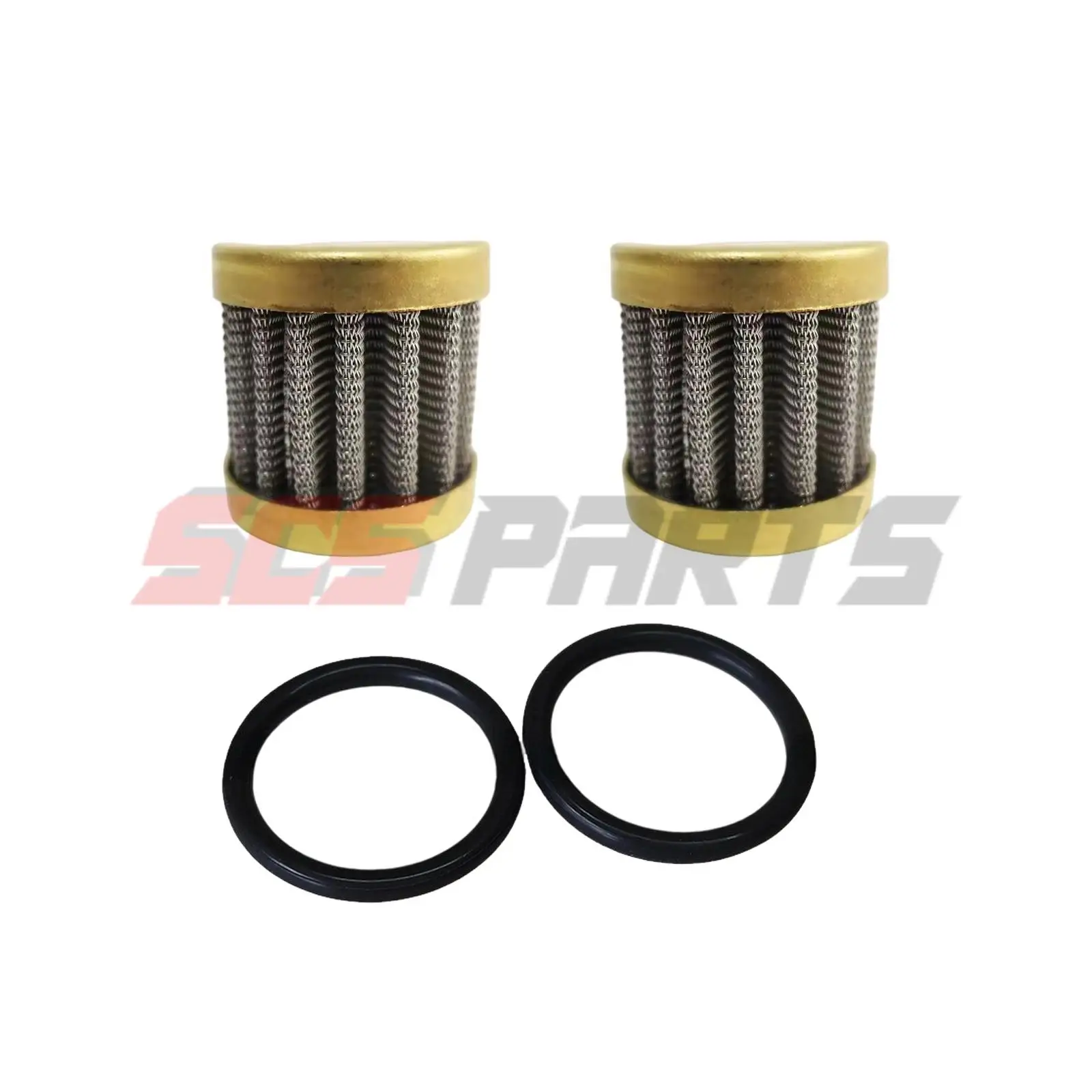 

2× 146483 Filter Screen & Seal Fit Cummins Engine KTA19 KTA38 KTA50 NT855