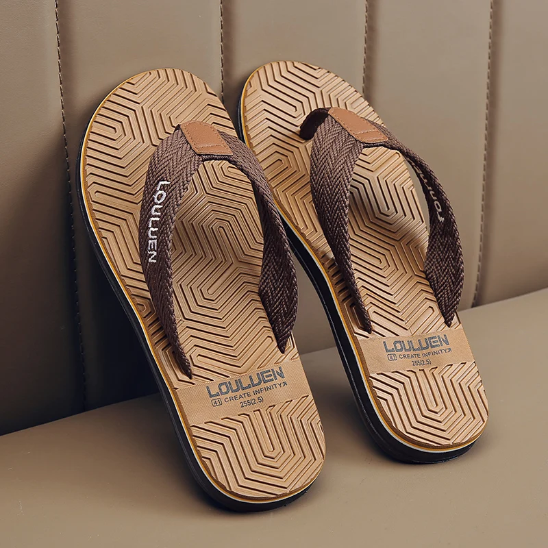 

YRZL мужские шлепанцы, летние шлепанцы, легкие удобные сандалии для мужчин, противоскользящие пляжные тапочки, уличная повседневная обувь для мужчин