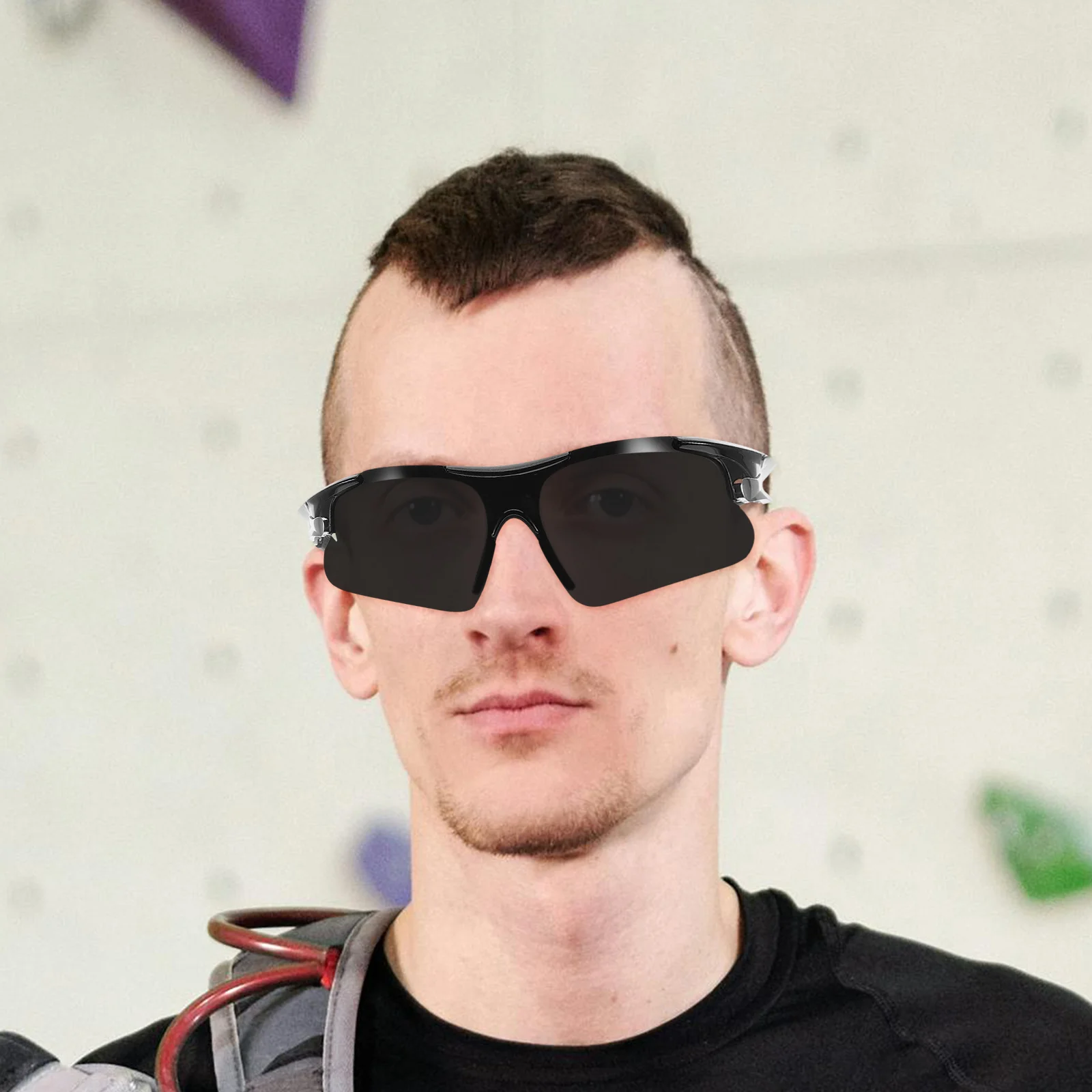 

2 PCS Mountaineering Sunglasses Golf Cart Cool Mens Sports for Football Eye Protection Cycling Motorcycle Accessories