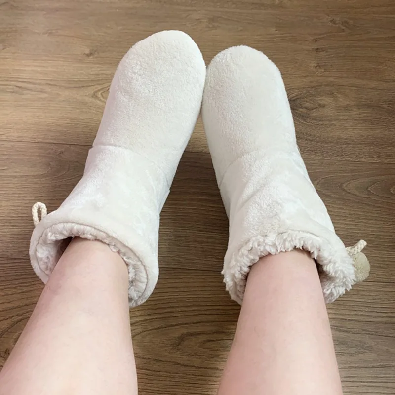 Christmas Thick Thermal Socks Unisex Winter Warm Home Soft Thickened Plush Sleeping Anti Slip Floor Slipper Sock New Year Gifts