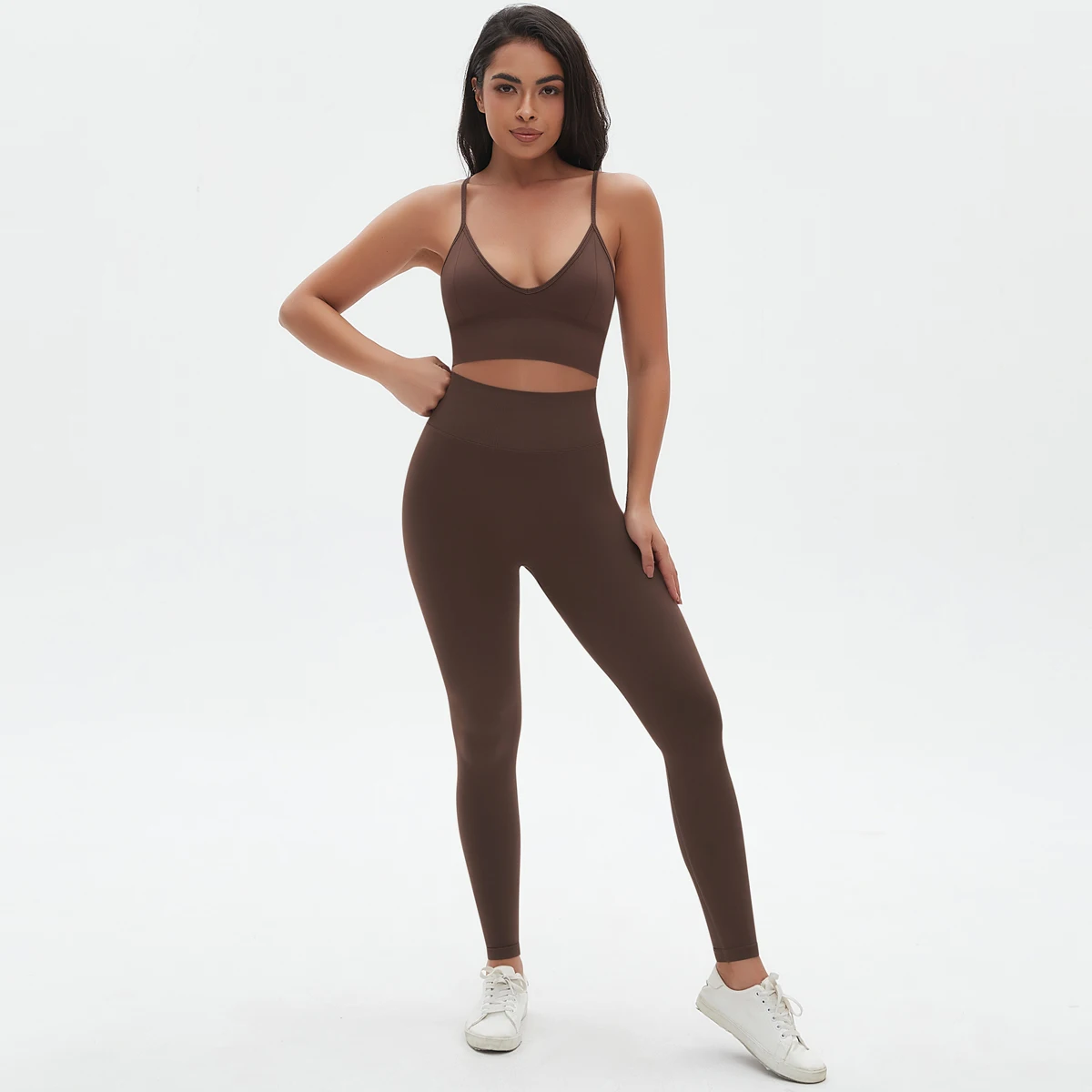

Sportswear Yoga Clothes Set Leggings and Tops Fitness Sports Suits Gym Clothing Bra Pants Sets Running Sport Outfit for Woman