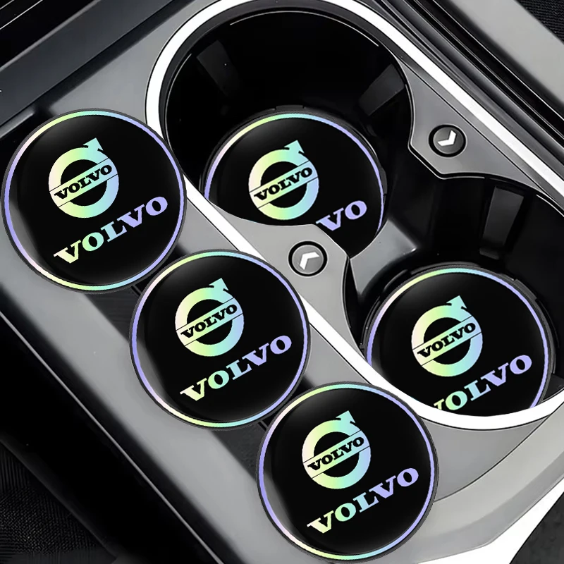 

Car Water Cup Pad Color Gradient Coaster Interior Accessories For Volvo ES90 EC40 EX40 EM90 XC90 V90 V60 XC60 V40 S80 S60 S90 C4