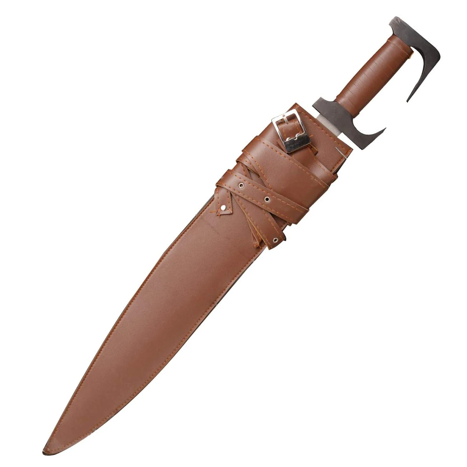 30 inch Spartan Warrior replica zwaard/film replica zwaard/mangaanstaal bruin