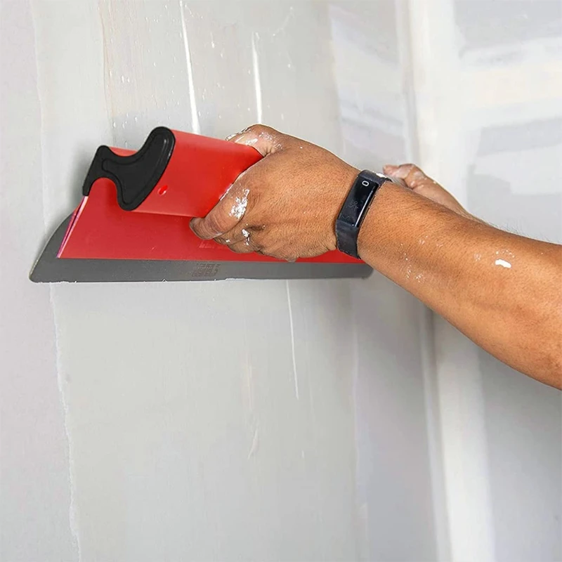 Imagem -04 - Drywall Skimming Blade Smoothing Espátula Design Ergonômico Aço Inoxidável Durável Ferramenta de Acabamento 15.75 40cm Profissional