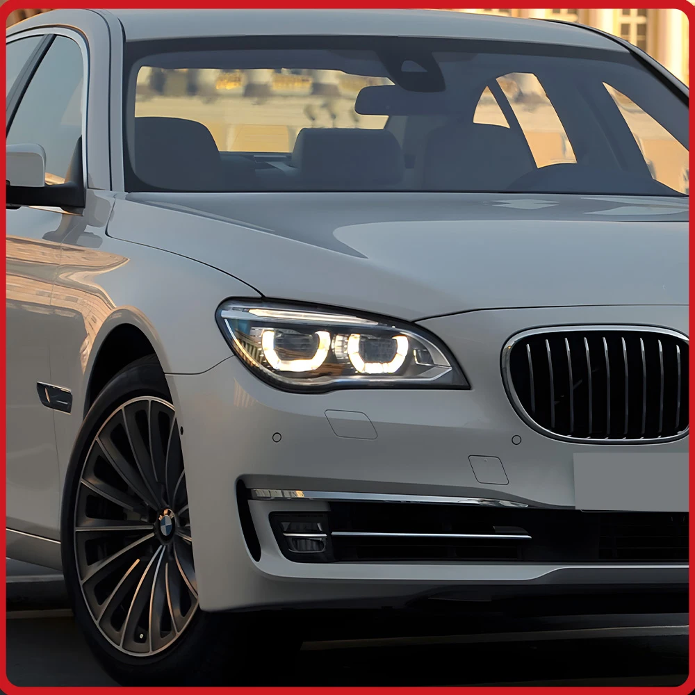 For BMW 7 Series F01 F02 2009-2015 Headlights Assembly Upgrade LED Lens Accessories Flashing Turn Signal Light Plug and Play