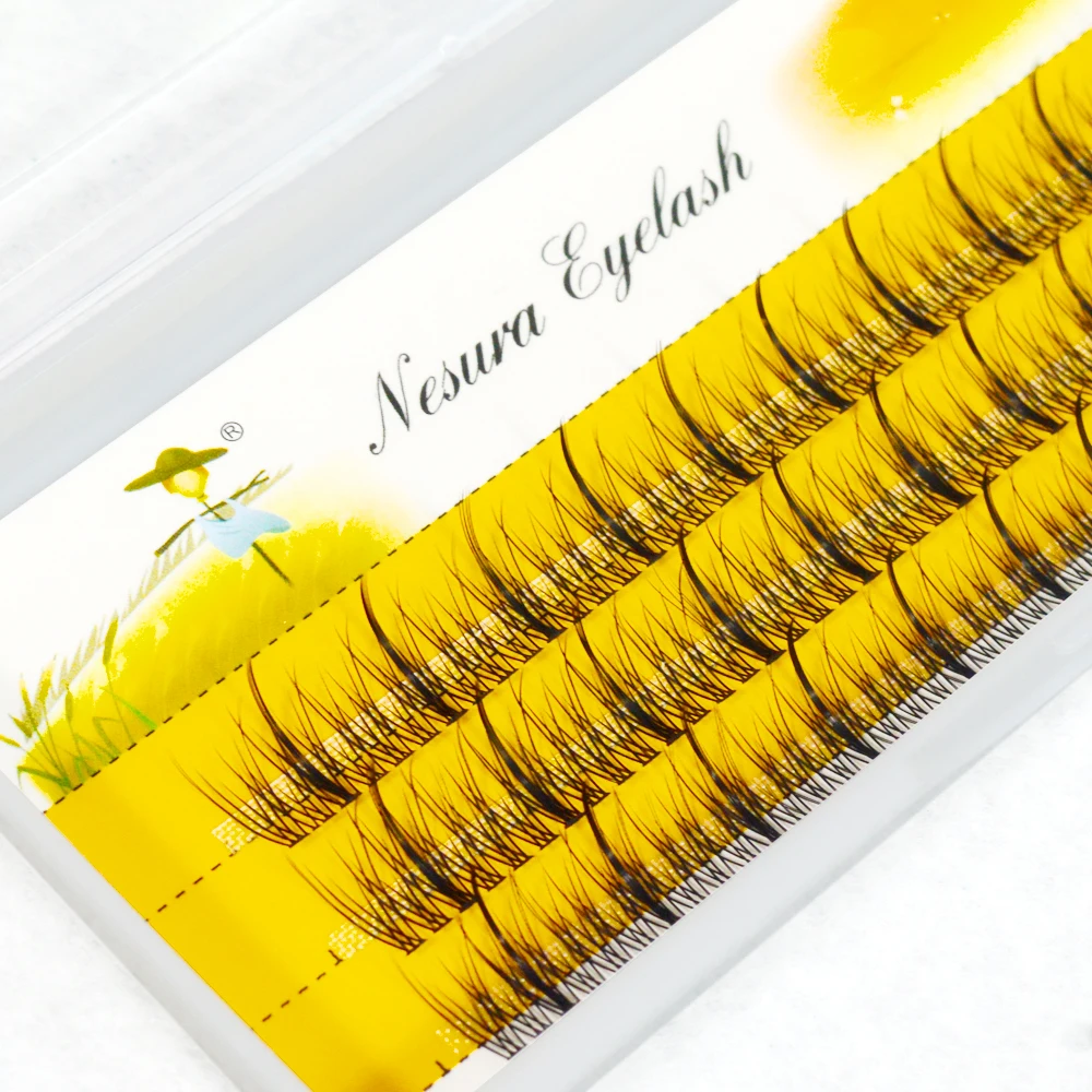 QSTY Professional Makeup 120 clusters Personal Cluster Eyelash Single tuft of M sandwich eyelash Grafting False Eyelashes