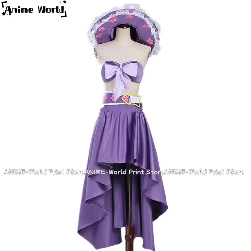 

《Custom Size》Anime Cosplay Robin Costume Kids Adult Purple Dress Halloween Christmas Fancy Dress