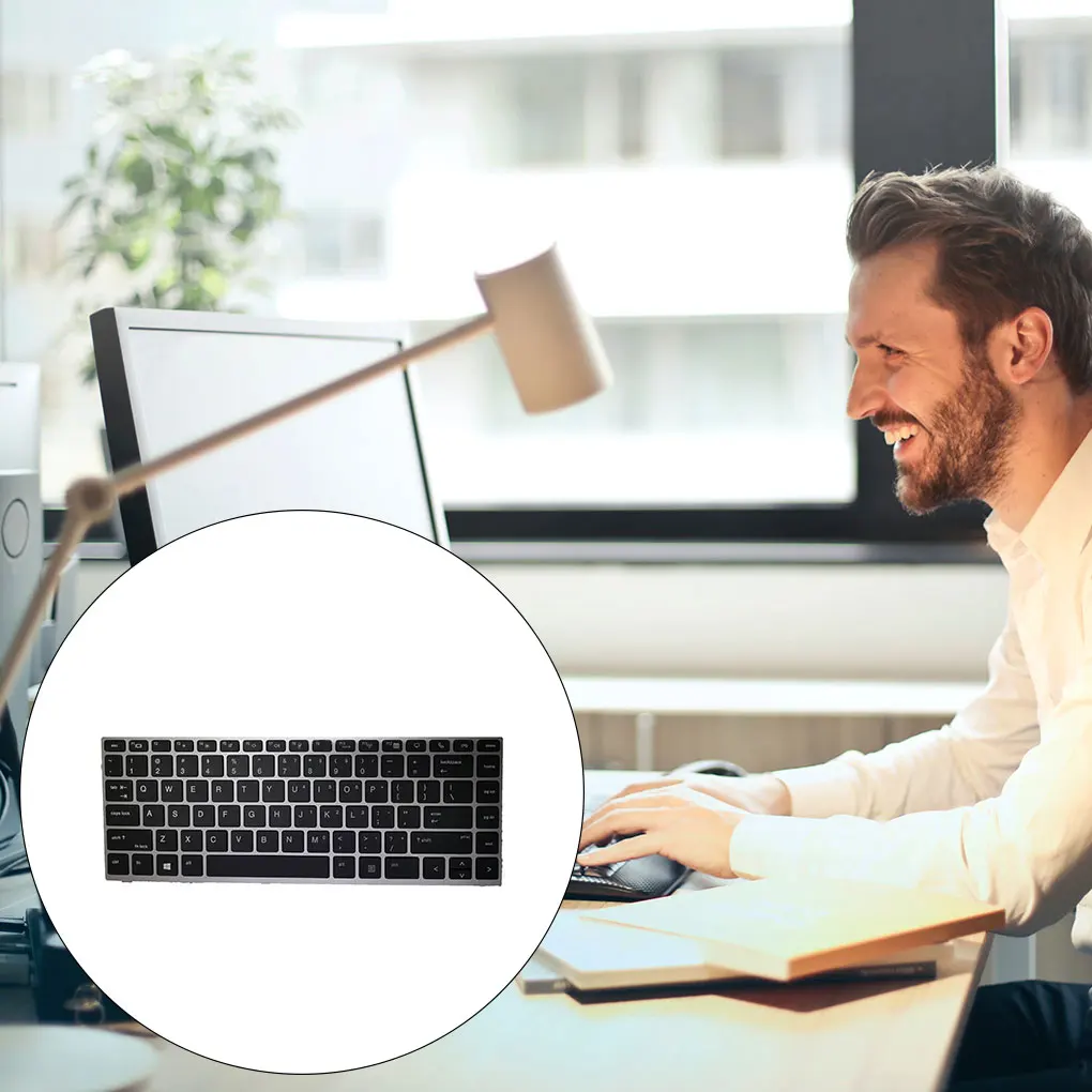 Keyboard Input Typing Replace Parts Computer Components Dust-proof Toetsenbord Replacement for HP Elitebook 840 G5