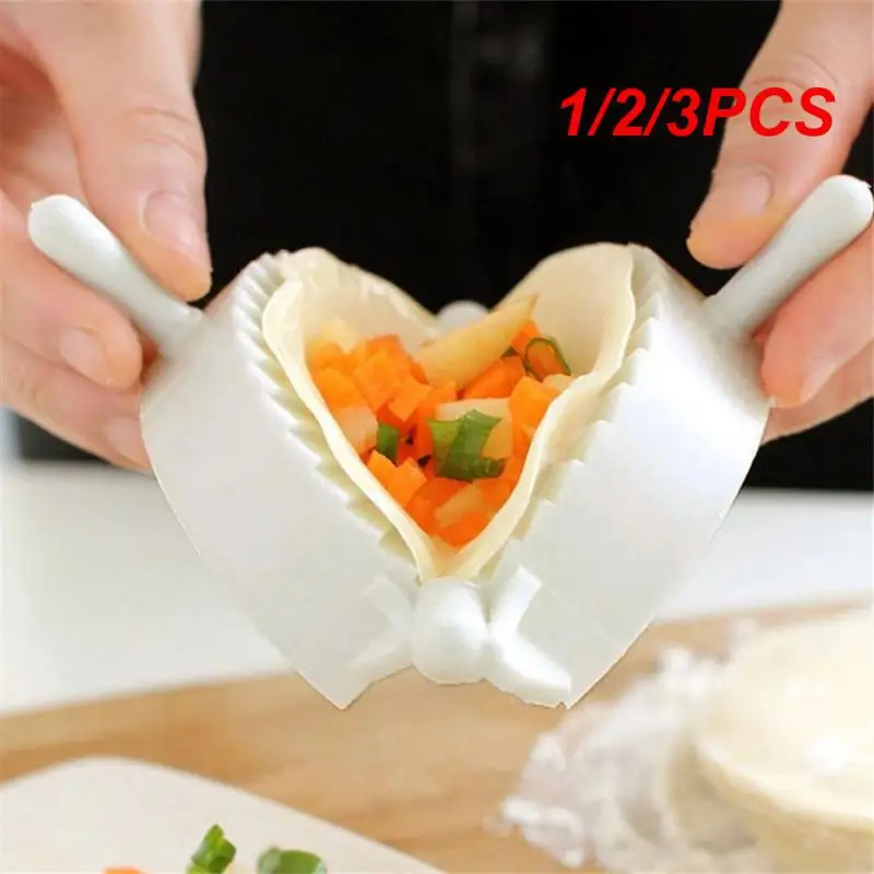 1/2/3PCS Automatic Dumpling Maker Double Heads Press Dumplings Mold Machine Empanadas Ravioli Wrappers Mould Kitchen Gadgets