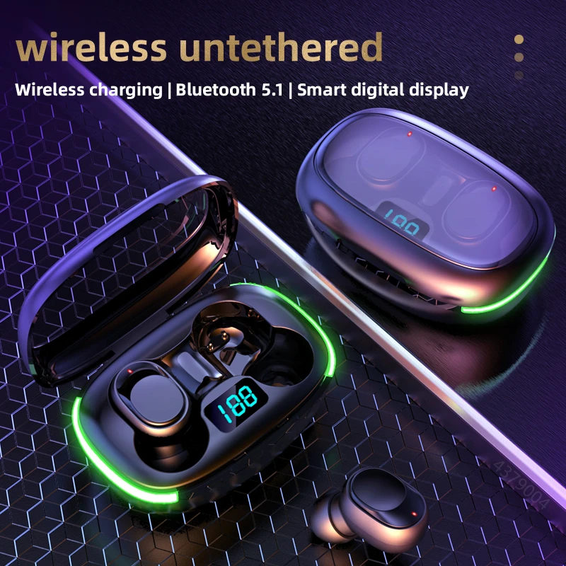 2023 Wireless Bluetooth TWS New Earphone Game Call Touch HD Earbuds Waterproof Stereo Sports Music Headset for IOS Android