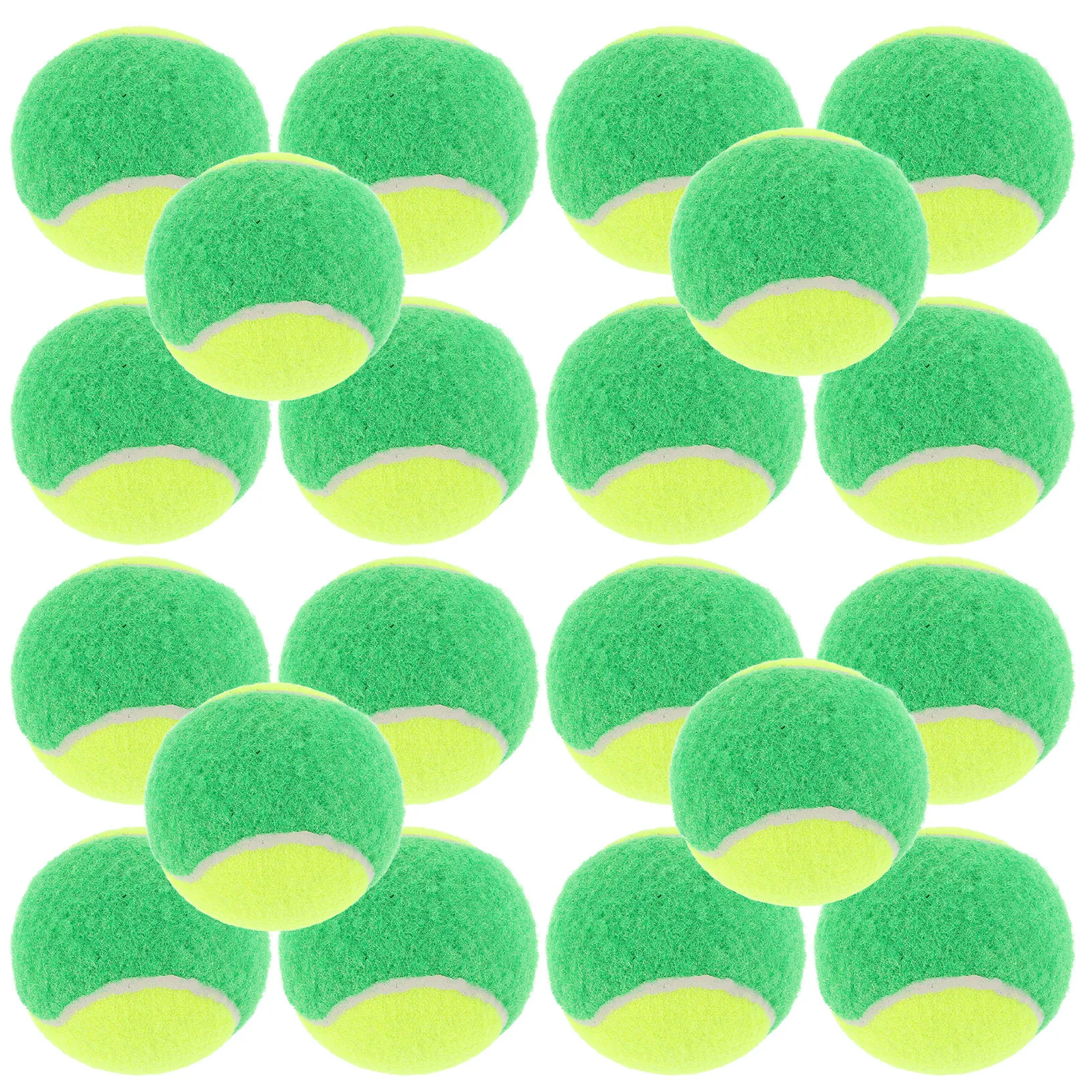 

20 Pcs Tennis Training Props Dog Outdoor Sports Ball Chewing Catch Balls Interactive Indoor