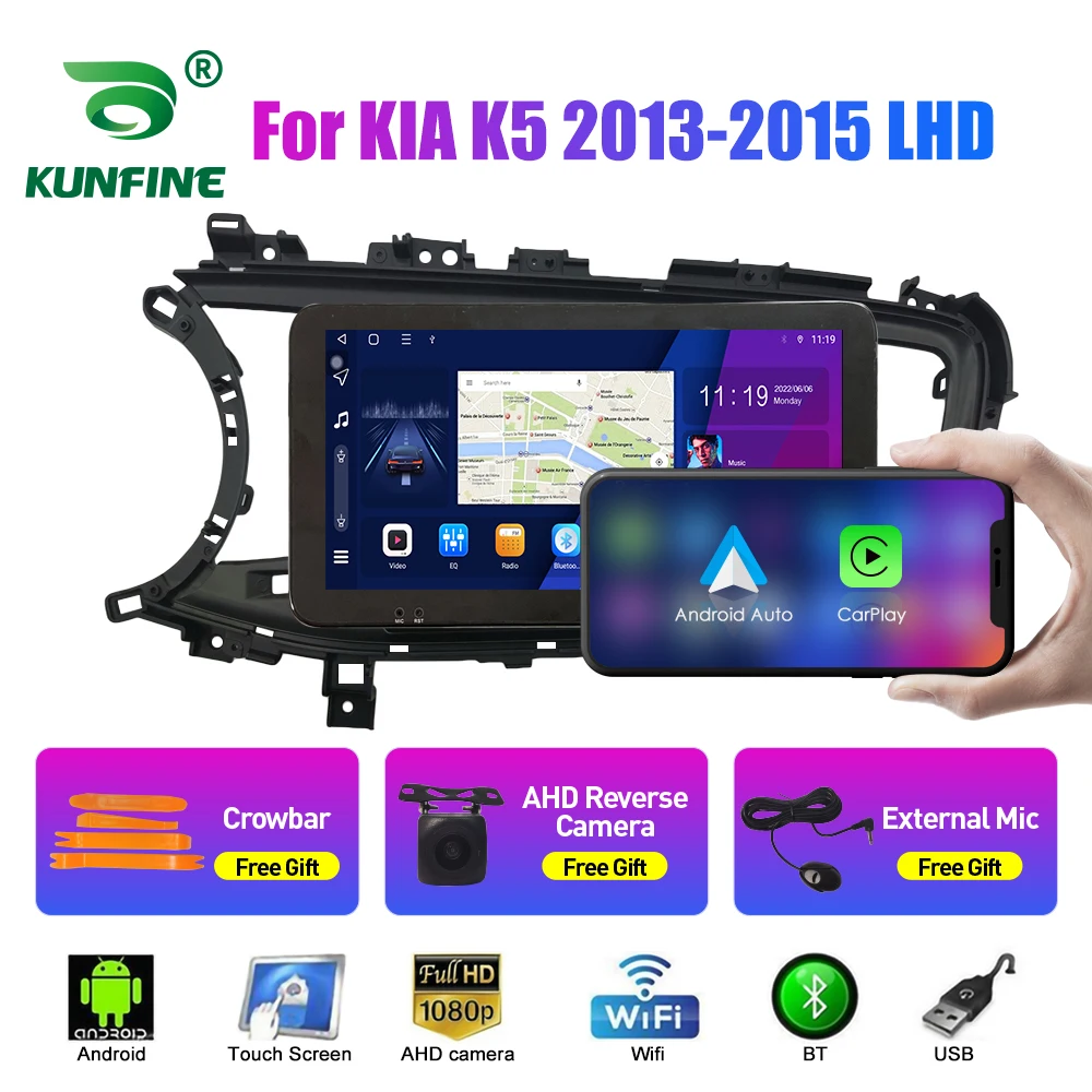 10.33 Inch Car Radio For KIA K52Din 2013-2015 LHD Android Octa Core Car Stereo DVD GPS Navigation Player QLED Screen Carplay