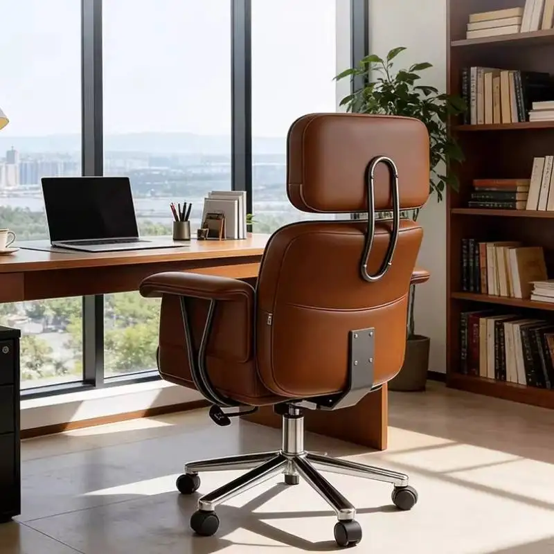 

Reclining Headrest Office Chair Comfortable Lift Swivel Accent Computer Chair Swivel Comfy Sillas De Escritorio Furniture