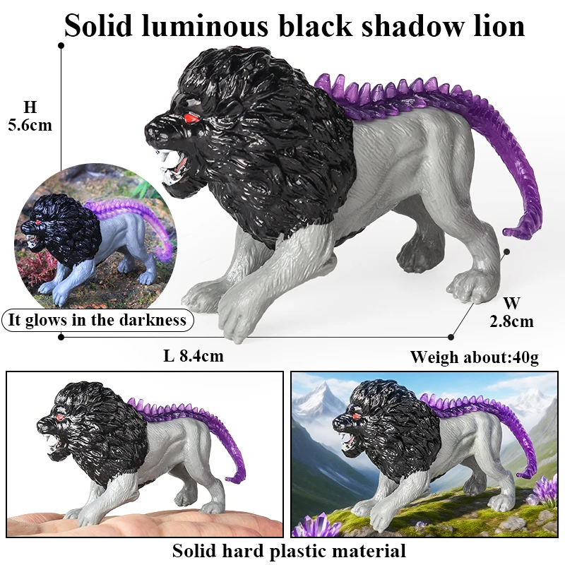 Oenux Weißer Tiger Griffin Cerberus Löwe Panther Baum Monster Feuerdrache Dinosaurier Modell Actionfiguren Sammlung Kinderspielzeug