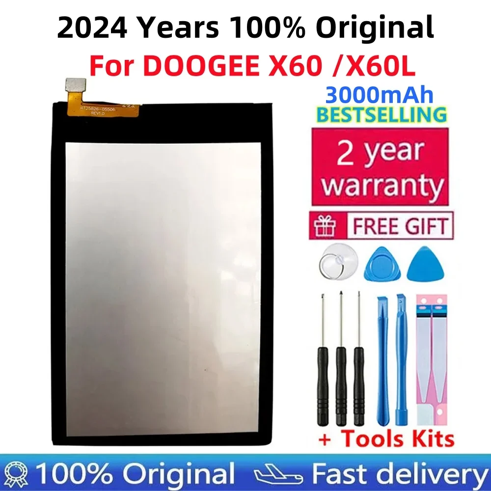 100% original neue Doogee x60/x60l Batterie 3000mah für Doogee x60/x60l Smartphone Batterie Werkzeuge