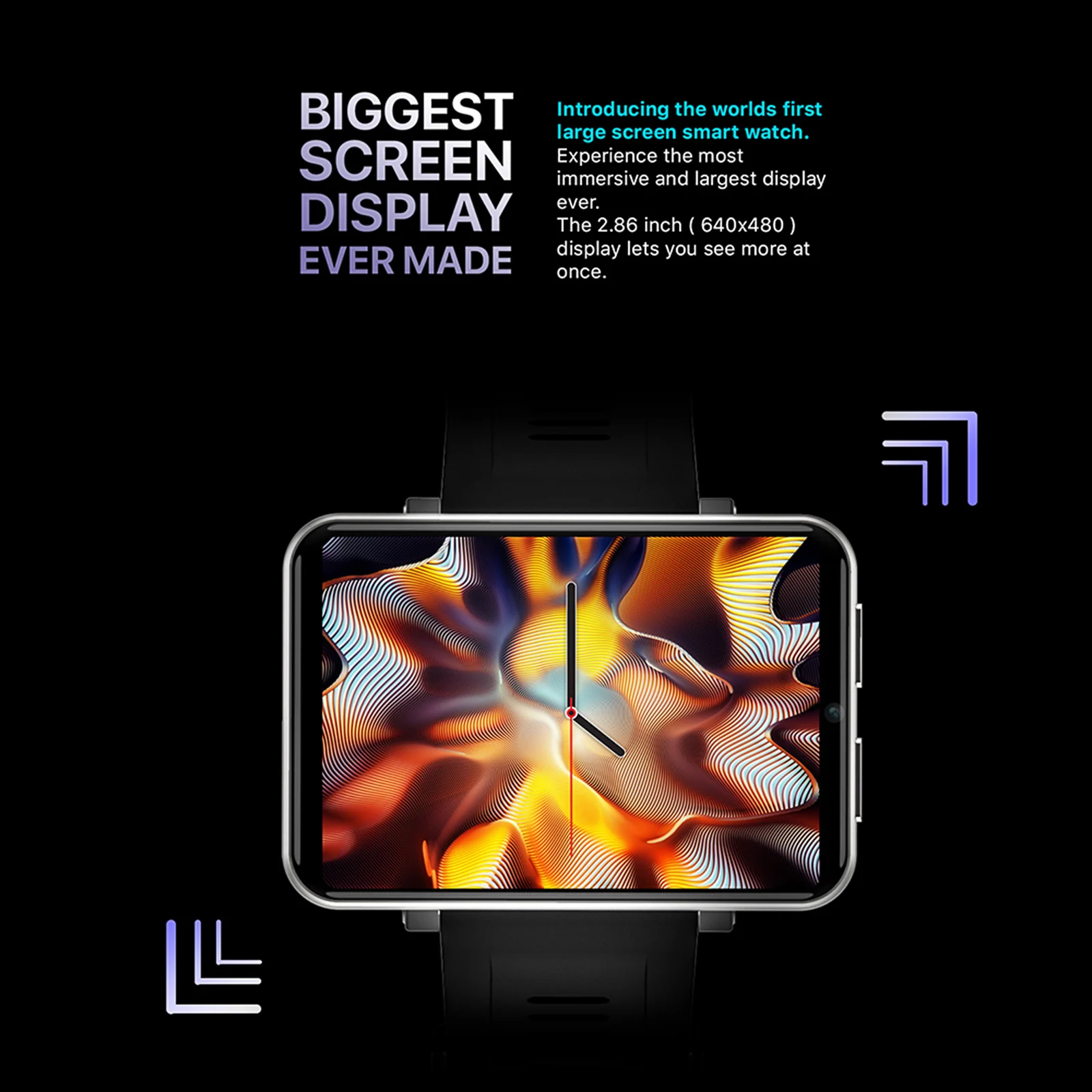 DM100 4G هاتف ساعة ذكية رياضية واي فاي نظام تحديد المواقع بلوتوث ساعة ذكية 2.86 بوصة تعمل باللمس أندرويد 7.1 كاميرا 5mp 1GB + 16GB 3GB + 32GB