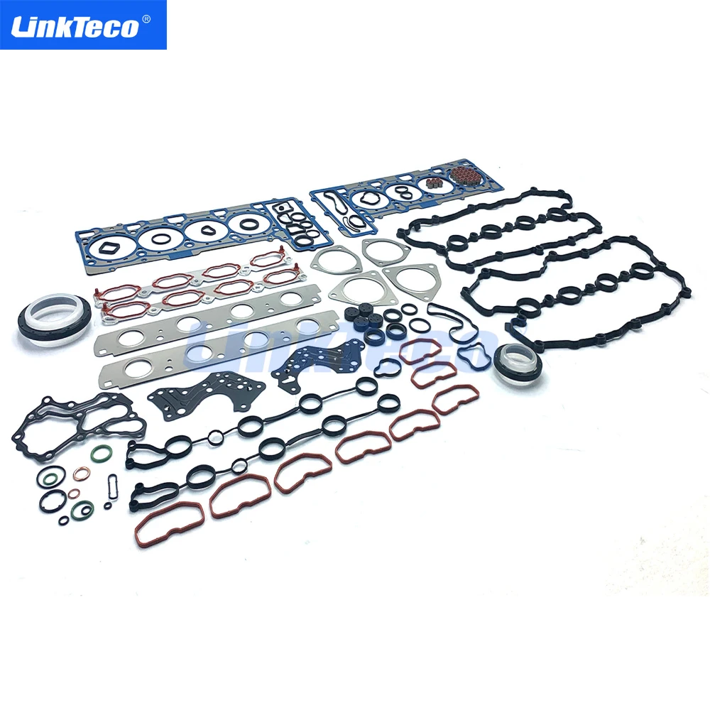 Auto Engine Parts Full Gasket Seal Set Fit Kit For 03-19 4.2 L Gas For Audi VW Valve Cover Intake Exhaust Mainfold O-Ring Gasket