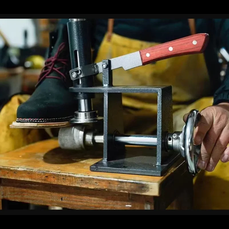 Shoe Sole Edge Pressing Machine Upgraded Handmade Shoe Making Tool Sole Edge Flattening Machine DIY Leather Shoe Repair Tool