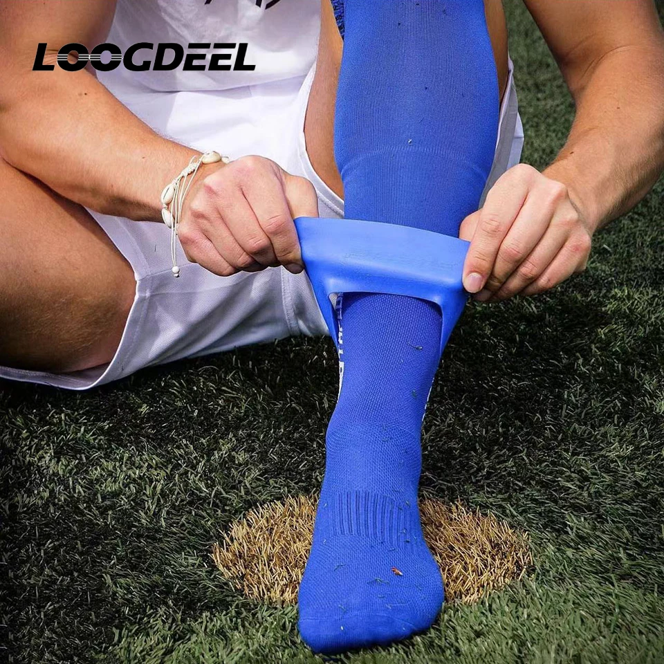 Loogdeel 1 Pair Sport Shin Guard Anti Slip Elasticity Running Football Cycling Straps Ankle Guard Outdoor Durable Fixed Bandage