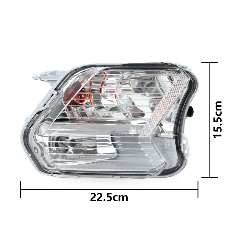 Car Front Fog Lights fog lamp bezel DRL Cover Replacement With Bulb For Ford Escape Kuga 2017 2018 2019 Car Light Assembly