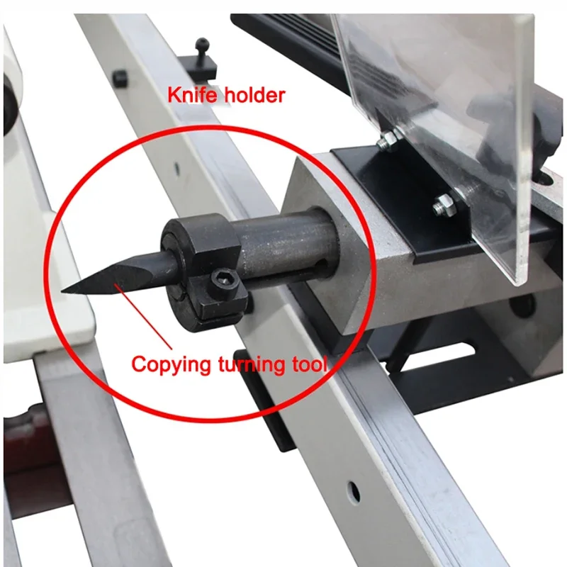 JWL1218VD Woodworking Lathe Frame Copy Holder Kit Tools With Lengthened Guide Rail 550 MM Workshop Accessories For Bed Extension