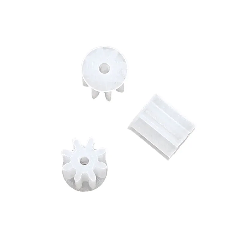 81A 0.4M Pinion 8 Teeth 1mm Hole 4mm Diameter Motor Gear Model Toy Accessories Plastic Gear 10pcs/lot