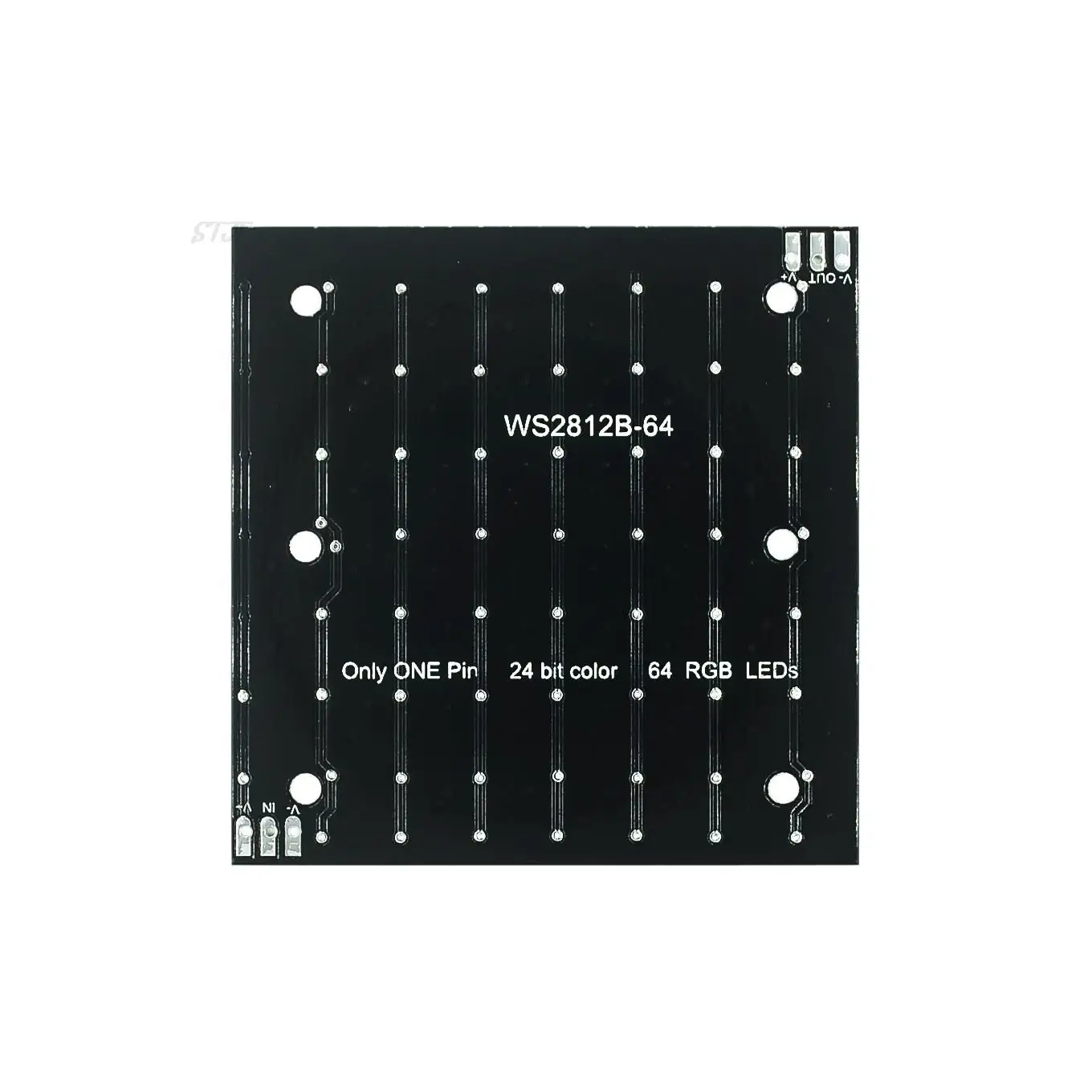 WS2812 smd LED 5050 RGB 8x8 64 LED مصفوفة لاردوينو