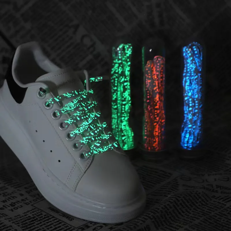 Magnetic Lock Shoelaces without ties Luminous Elastic Laces Sneakers Running Tennis No Tie Shoe laces Flats Fluorescent Shoelace