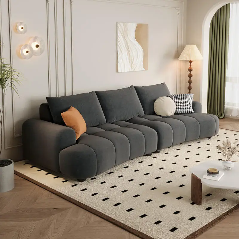 Living Room New Modern Minimalist Sofas Set Italian Style Furniture Living Room Sofa Set