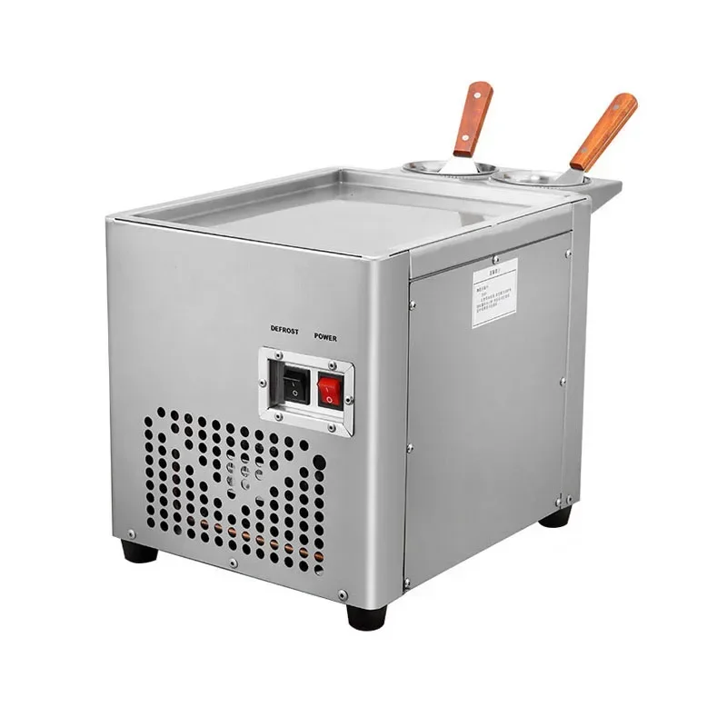 Fried Ice Machine Commercial Fried Yogurt Machine Small Bar Fried Ice Cream Roll Machine Equipment