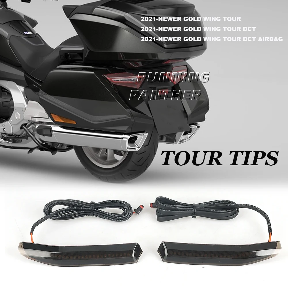 

For Honda Goldwing GL1800 Tour DCT Airbag 2021-2023 LED Side Decorative Light Lamp for Motorcycle Top Box Trunk