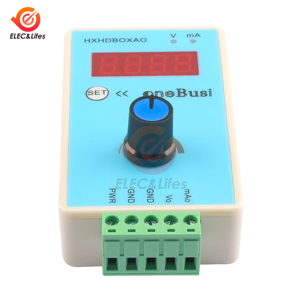 Handheld 0-10V/2-10V 0-20mA/4-20mA Signal Generator Adjustable Current Voltage Analog Simulator Signal Sources Output 24V