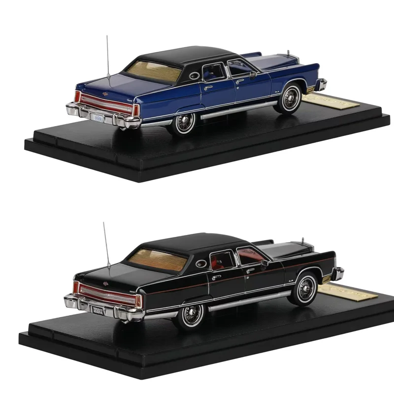 Poème Sun Star & Tuoke 1:64 1979 Lincoln Continental Town, alliage limité, ornements moulés sous pression, jouets personnalisés pour enfants, noël, nouveau, en Stock