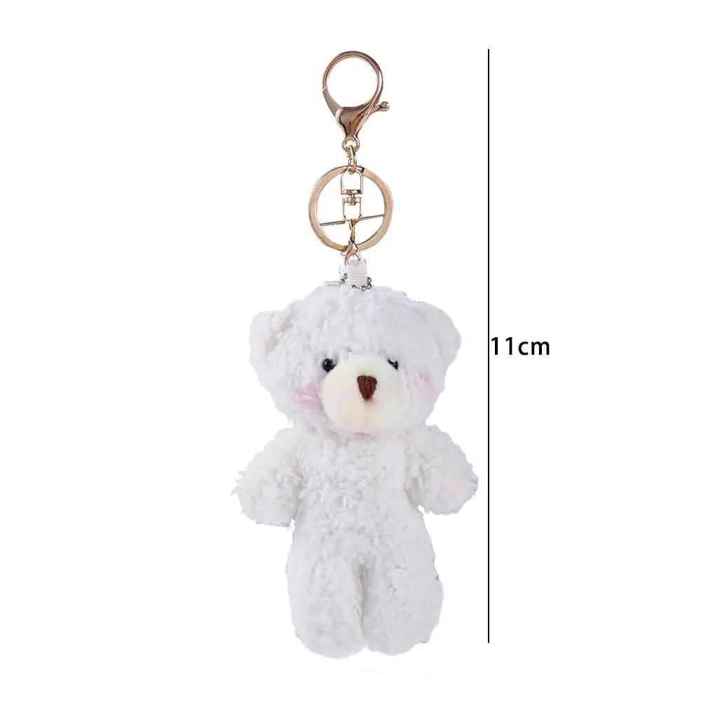 Car Keychain Bag Pendant DIY Trinket Plush Pendant Bear Plush Keychain Dog Plush Keyring Backpack Pendant Plush Rabbit Keychain