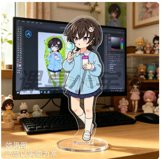 Japanese Anime Wuthering Waves CHISA Hiyuki Dani Acrylic Stand Figure Model Plate Cosplay Collection Desktop Decor Gifts XYZ